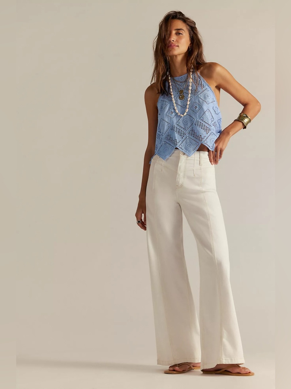 We The Free Libre Wide-Leg Jeans in Island Lights